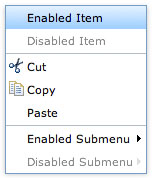 Dojo Context Menu