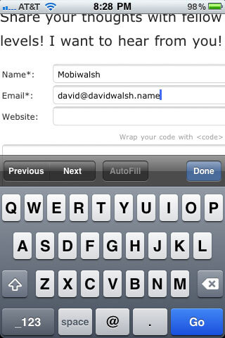 HTML5 INPUT