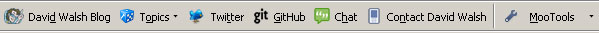 David Walsh Toolbar