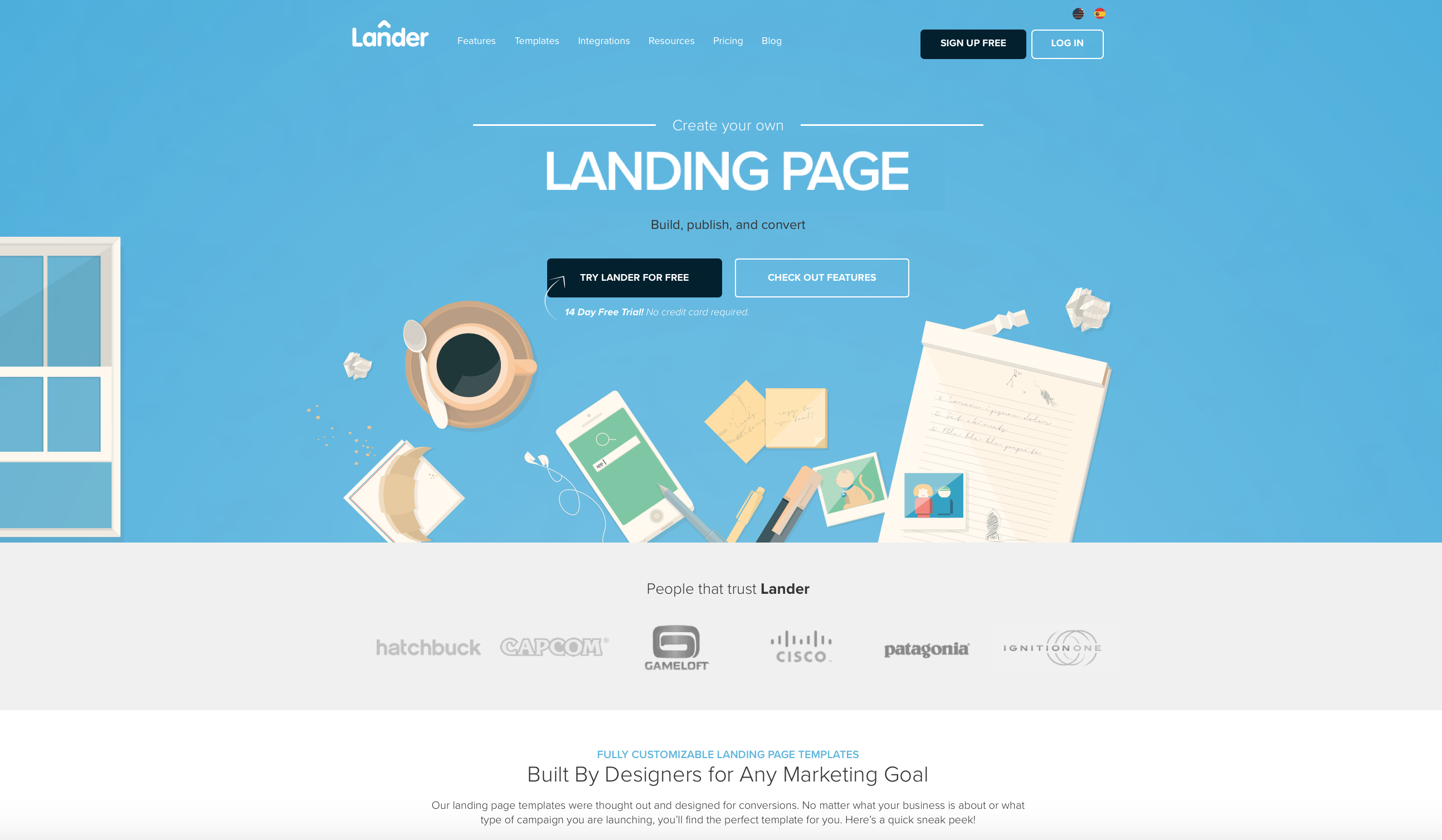 Landing Pages by Lander
