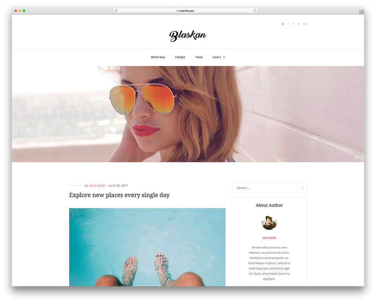 Blaskan WordPress Theme