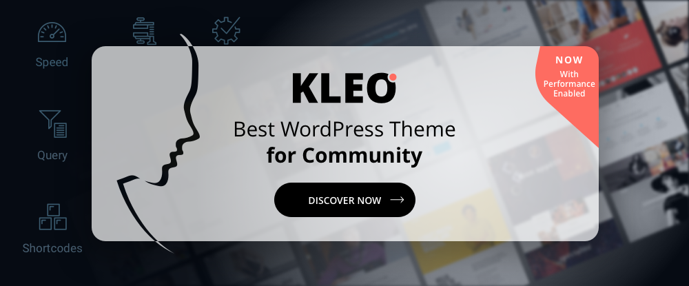 KLEO – Pro Community Focused, Multipurpose BuddyPress Theme