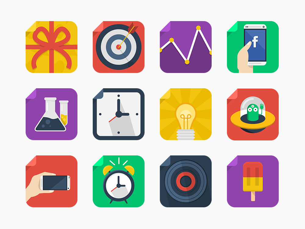 5. Flat Icons