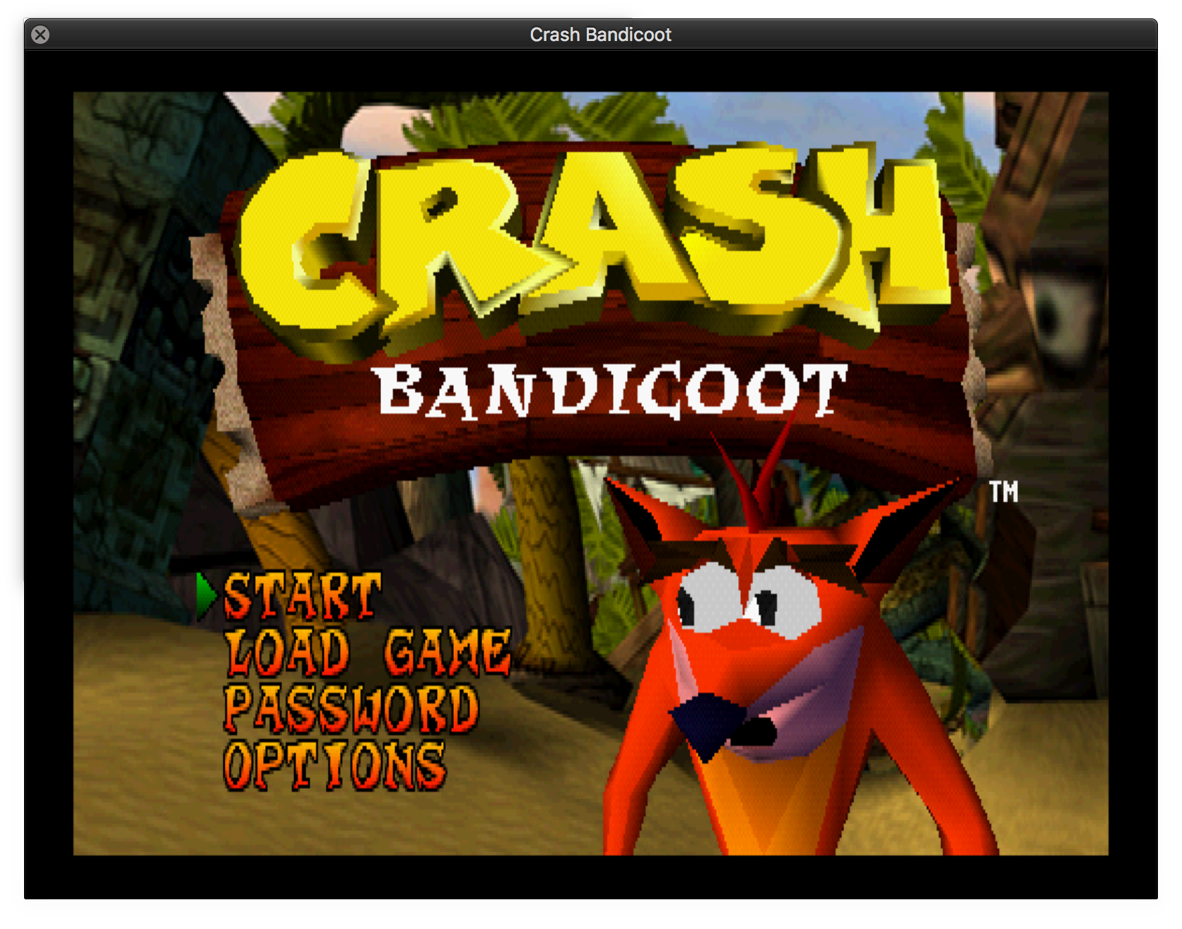 playstation emulator mac crash bandicoot