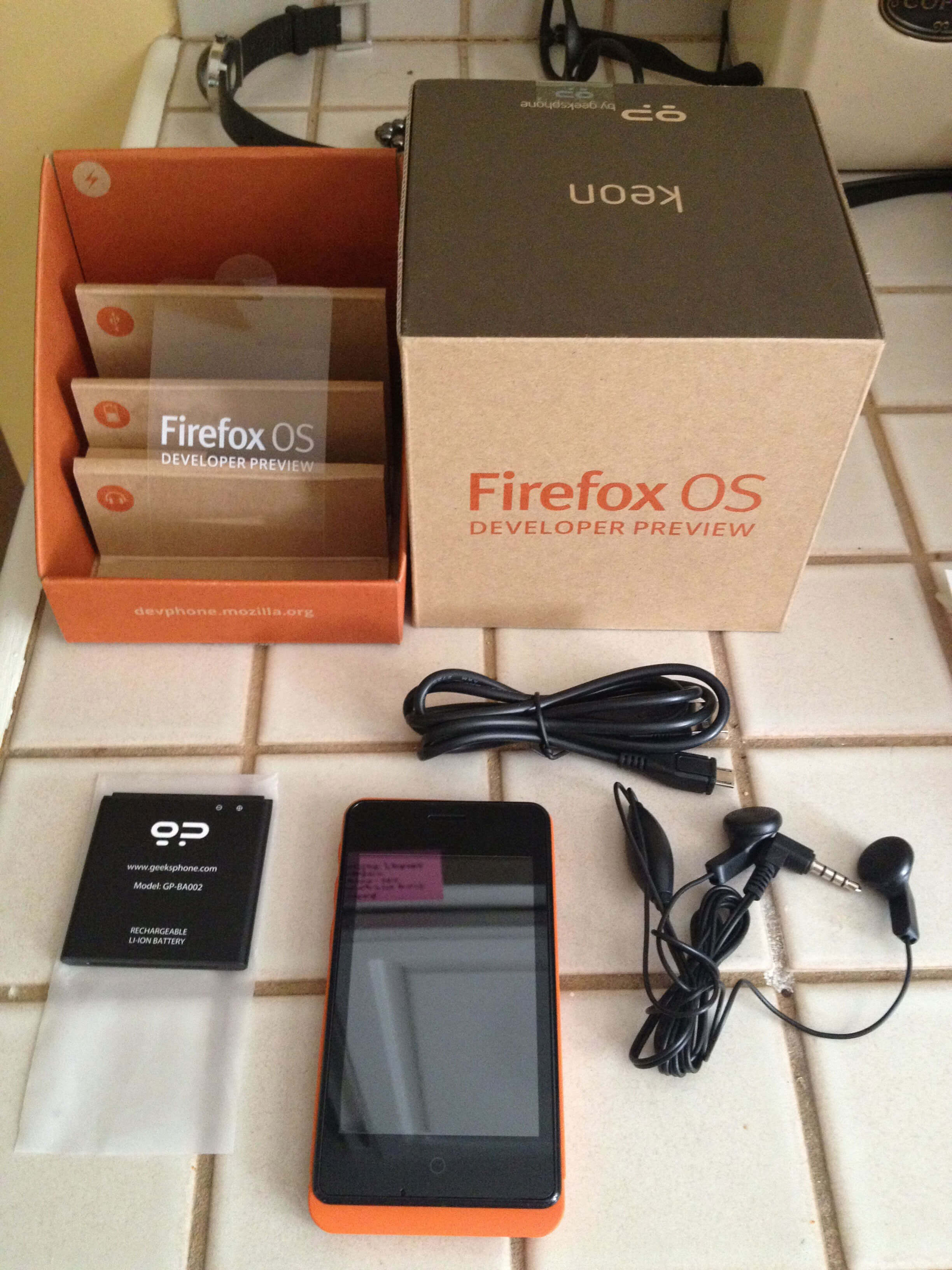 Firefox Os Phone Unboxing