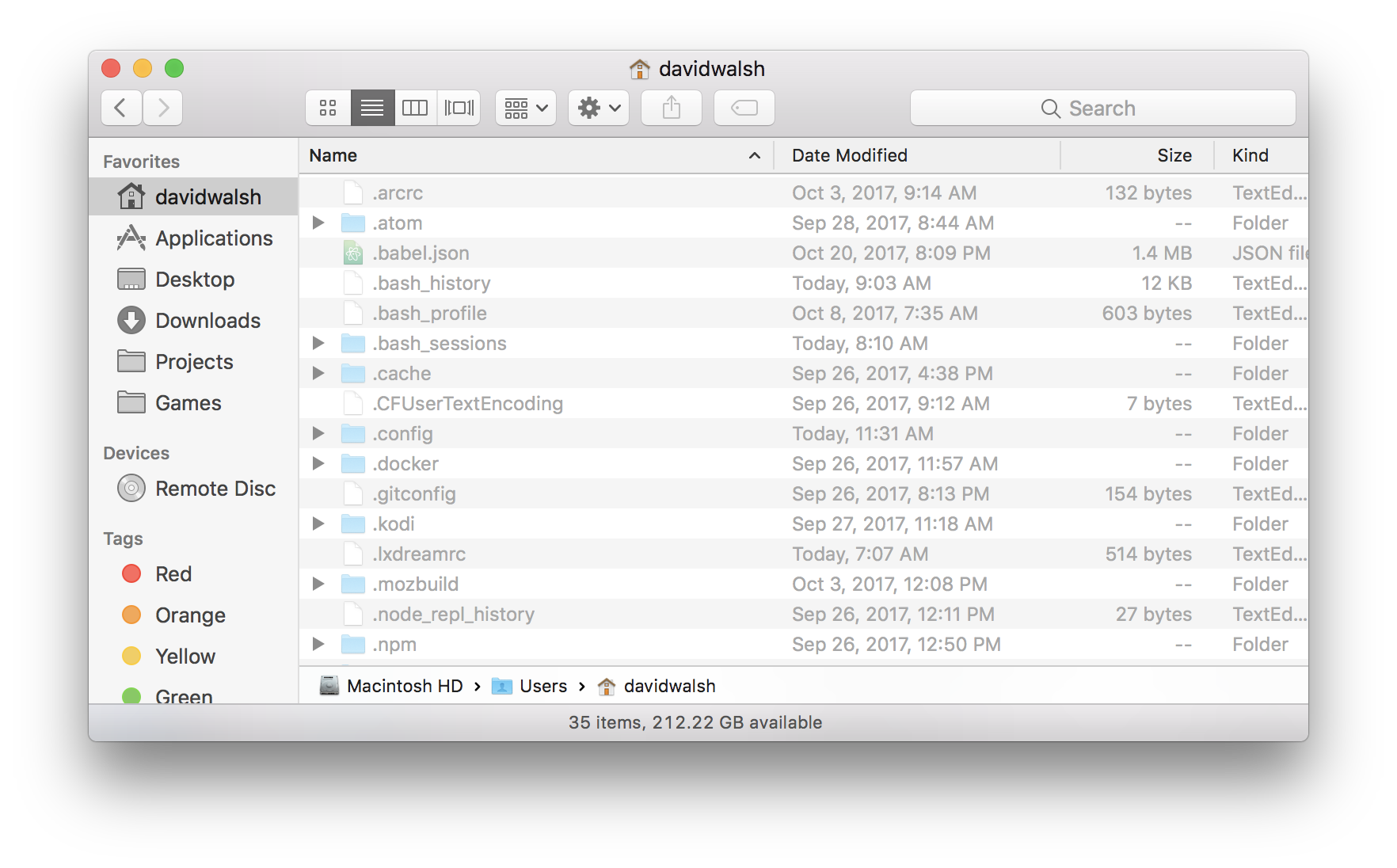 mac finder view hidden files setting
