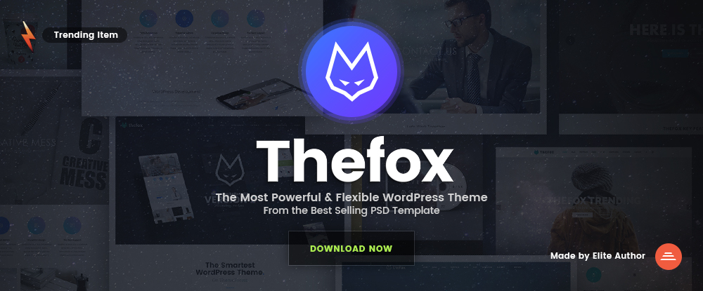 TheFox - Responsive Multi-Purpose WordPress Theme