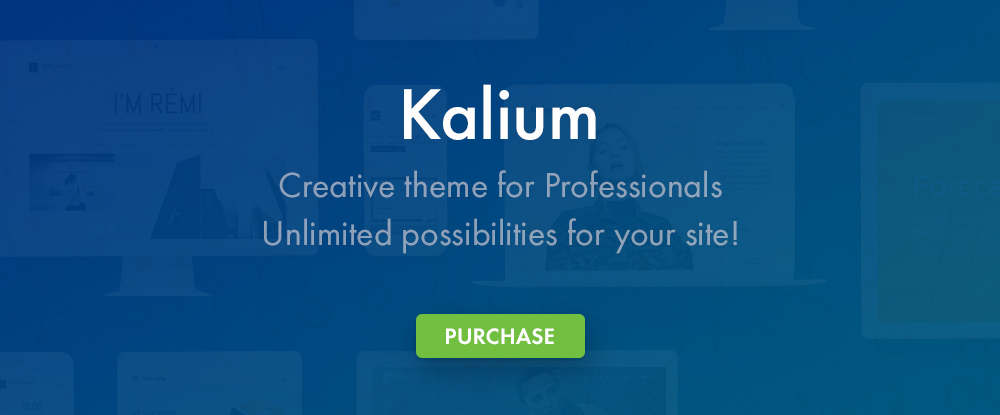 Kalium - Creative Theme for Professionals