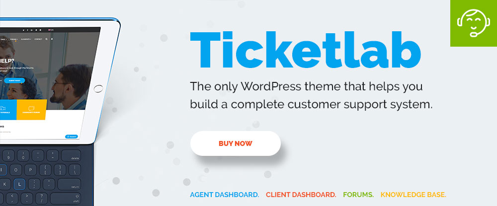 TicketLab - Advanced Helpdesk and Ticketing WordPress Theme