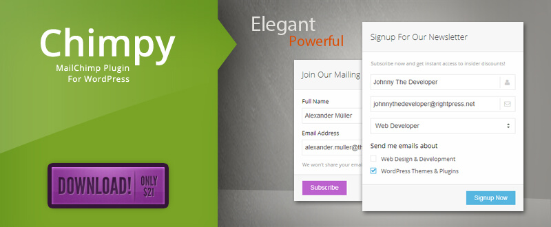 Chimpy - MailChimp WordPress Plugin