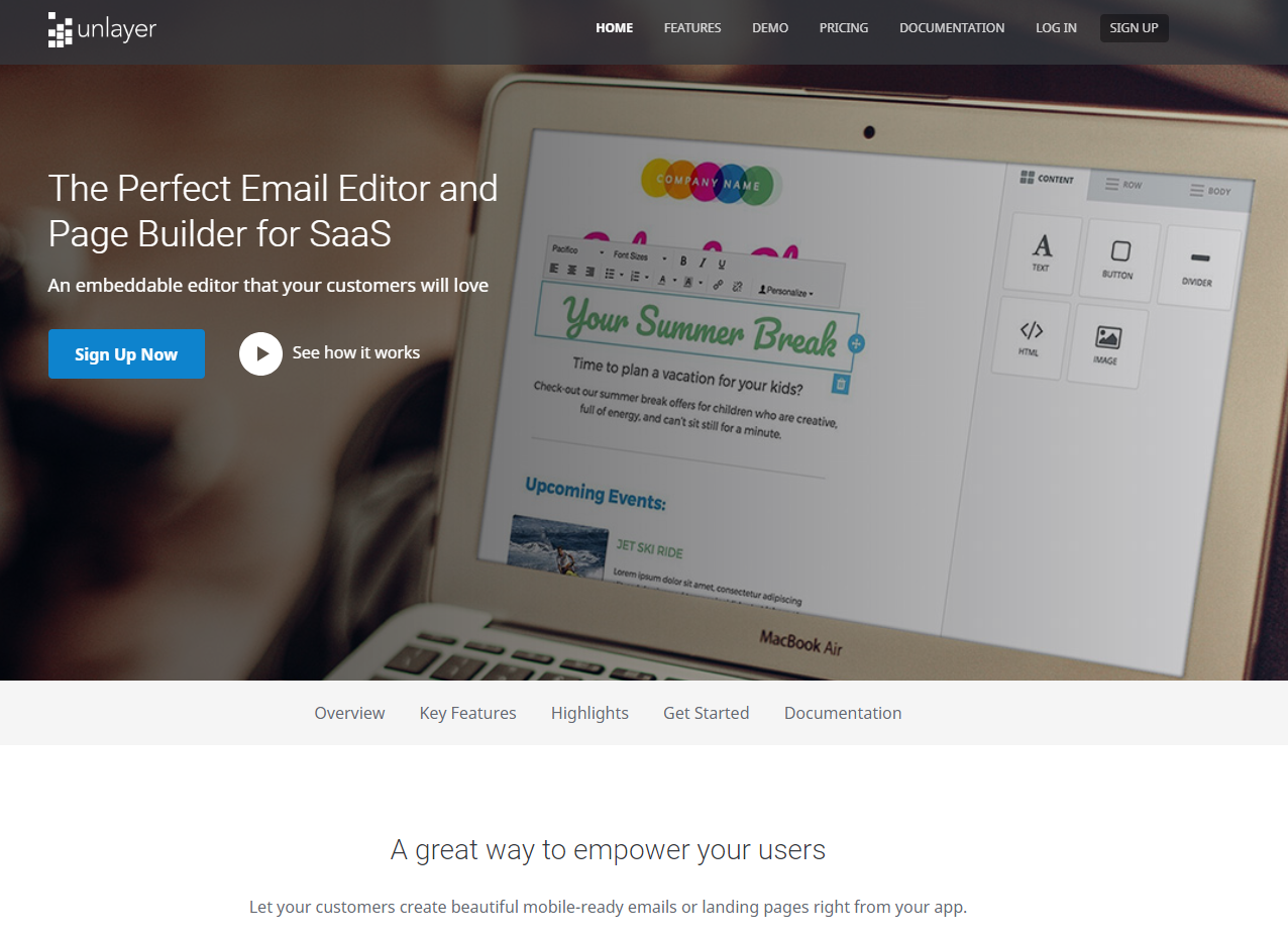 Unlayer - Email Editor