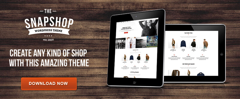 SnapShop - Responsive WooCommerce WordPress Theme